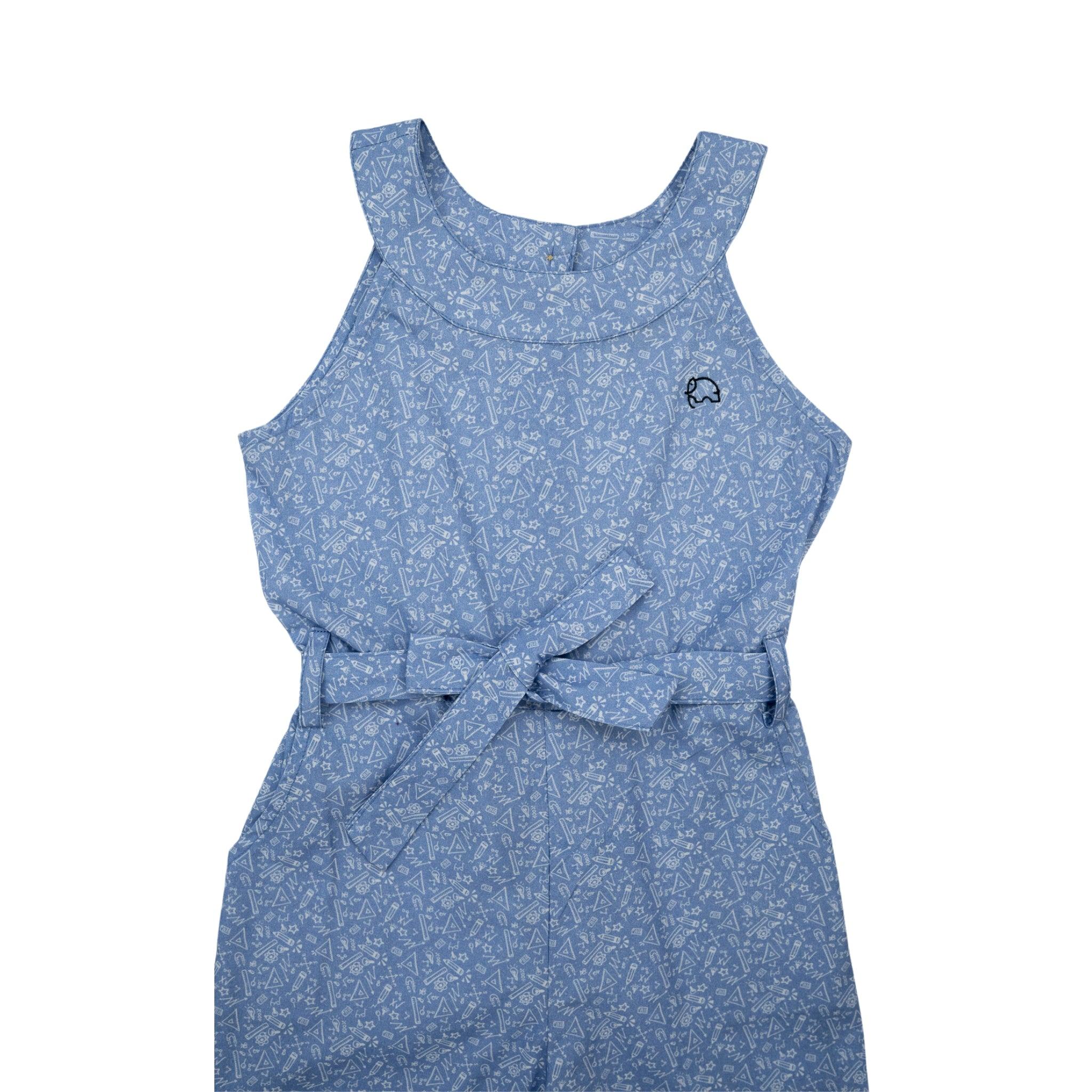 Purple Impression Cotton Jumpsuit for kids - JumpsuitsKaree
