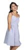 Effortless Summer Style: Sustainable Lavender Gingham Mini Dress