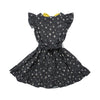 Petite Blossom Black Cotton Dress